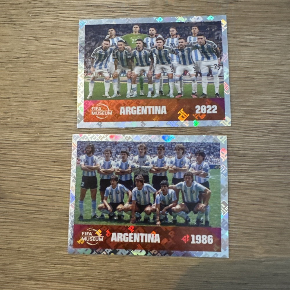 Panini FIFA Argentina Champions Foil Sticker FWC14 1986 2022 World Cup 2026